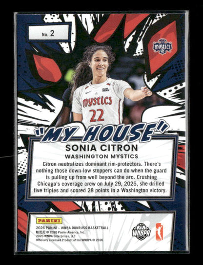 Sonia Citron - 2026 Donruss WNBA - My House