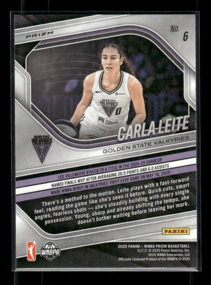 Carla Leite - 2025 Prizm WNBA - Ice Prizm - Rookie