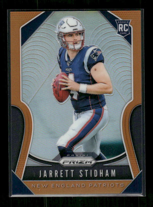 Jarrett Stidham - 2019 Prizm Football - Orange Prizm /249
