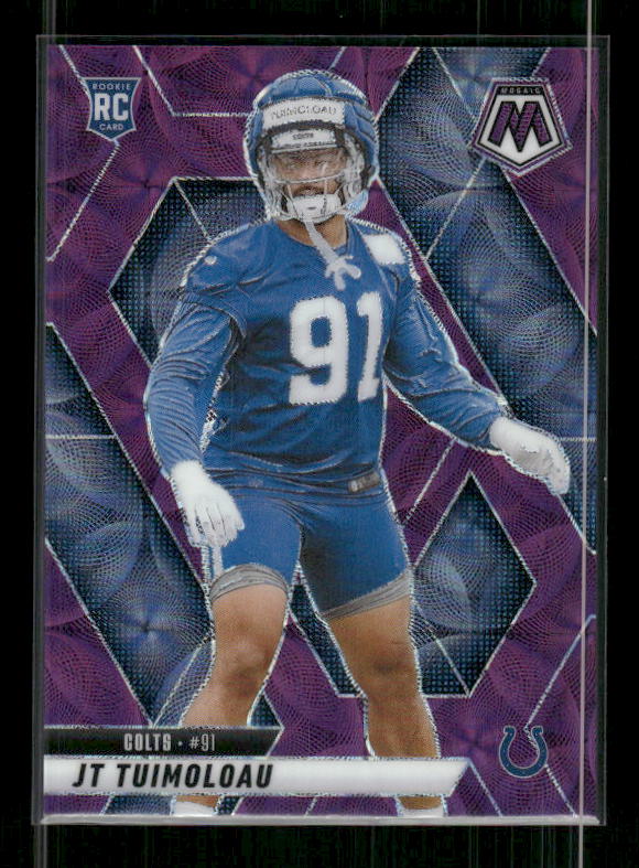 JT Tuimoloau - 2025 Mosaic Football - Purple Scope - Rookie