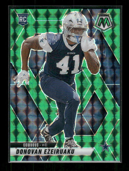 Donovan Ezeiruaku - 2025 Mosaic Football - Green Mosaic - Rookie