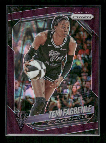 Temi Fagbenle - 2025 Prizm WNBA - Purple Seismic /175