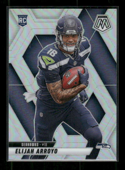 Elijah Arroyo - 2025 Mosaic Football - Silver Prizm - Rookie