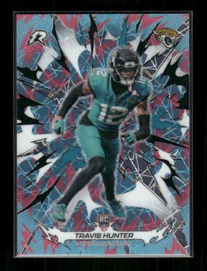 Travis Hunter - 2025 Resurgence Football - Sky Blue & Pink Shock - Rookie