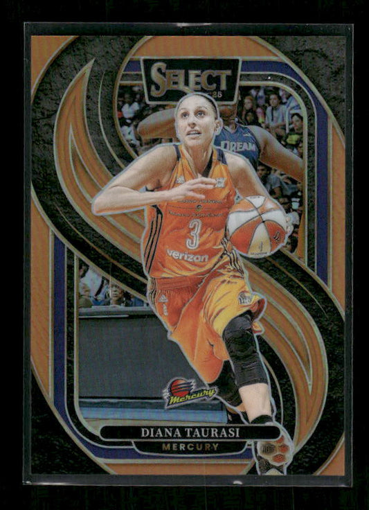 Diana Taurasi - 2025 Select WNBA - Premier Orange Prizm /125