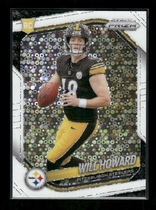 Will Howard - 2025 Prizm Football - White Disco - Rookie