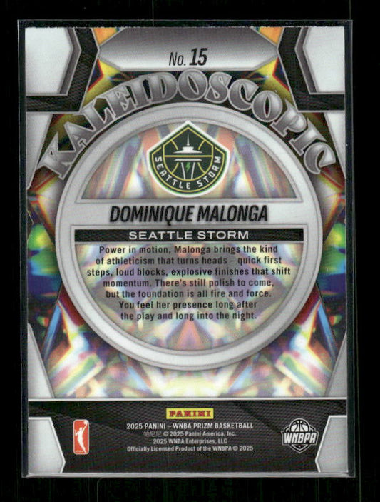 Dominique Malonga - 2025 Prizm WNBA - Kaleidoscopic - Rookie