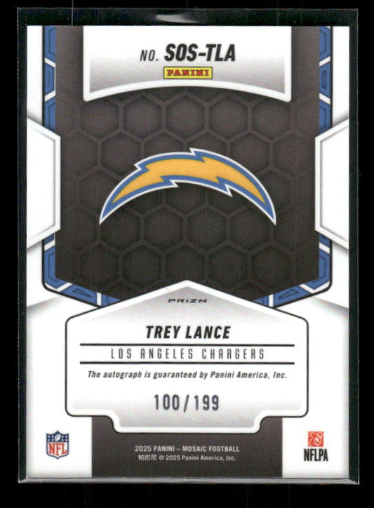 Trey Lance - 2025 Mosaic Football - Showtime Auto /199