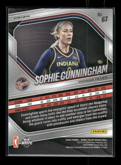 Sophie Cunningham - 2025 Prizm WNBA - White Seismic