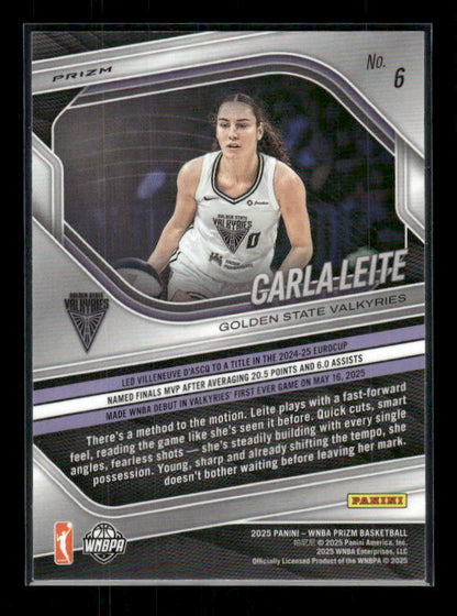 Carla Leite - 2025 Prizm WNBA - WNBA Logo Prizm - Rookie
