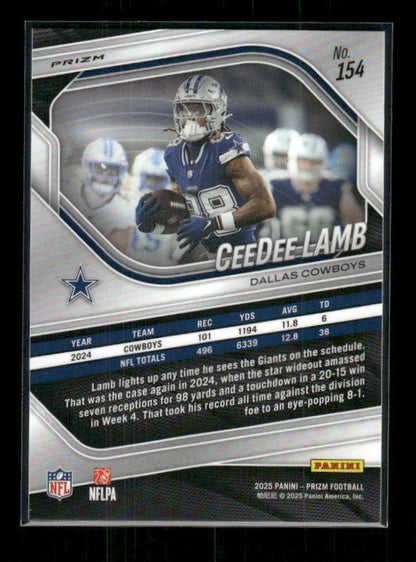 CeeDee Lamb - 2025 Prizm Football - Lazer Prizm