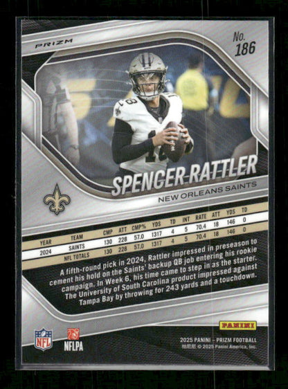 Spencer Rattler - 2025 Prizm Football - Retail Red Prizm SSP