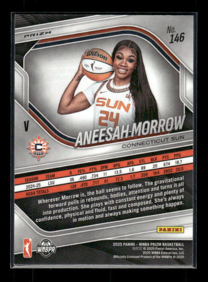 Aneesah Morrow - 2025 Prizm WNBA - WNBA Logo Prizm - Rookie Variation