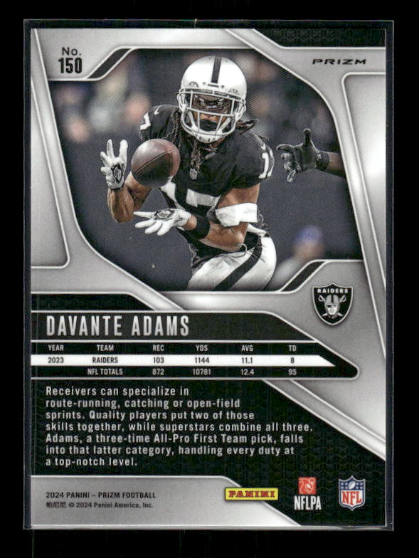 Davante Adams - 2024 Prizm Football - Red Prizm SSP