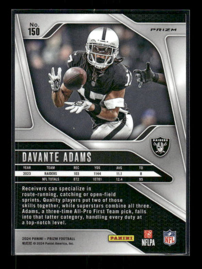 Davante Adams - 2024 Prizm Football - Red Prizm SSP