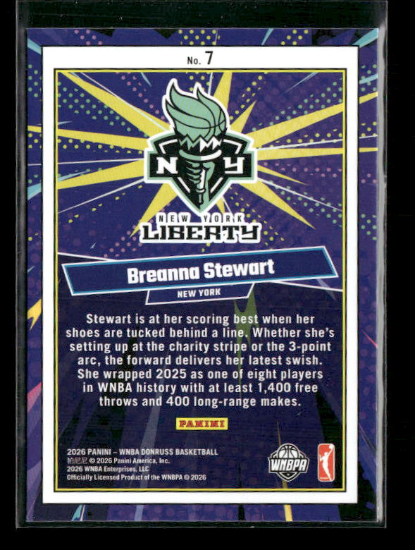 Breanna Stewart - 2026 Donruss WNBA - Net Marvels