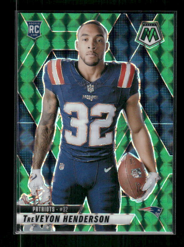 TreVeyon Henderson - 2025 Mosaic Football - Green Mosaic - Rookie Variation