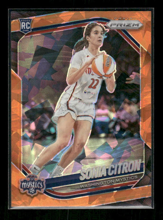 Sonia Citron - 2025 Prizm WNBA - Orange Ice - Rookie