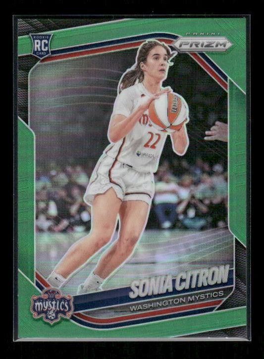Sonia Citron - 2025 Prizm WNBA - Green Prizm - Rookie