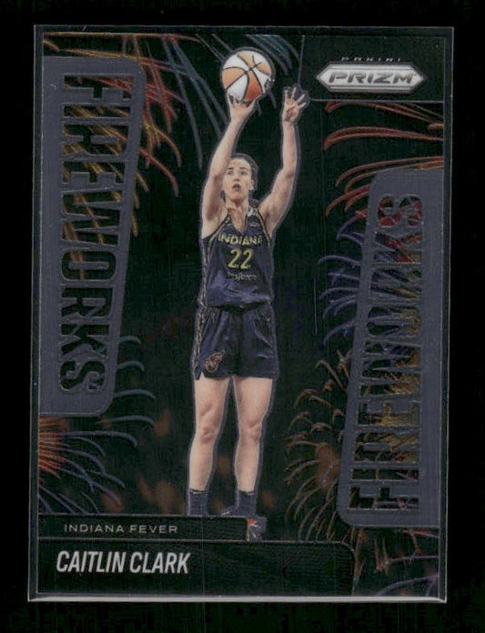 Caitlin Clark - 2025 Prizm WNBA - Fireworks