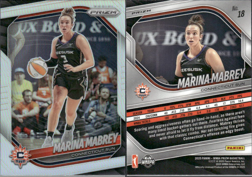 Marina Mabrey - 2025 Prizm WNBA 7 Card Lot