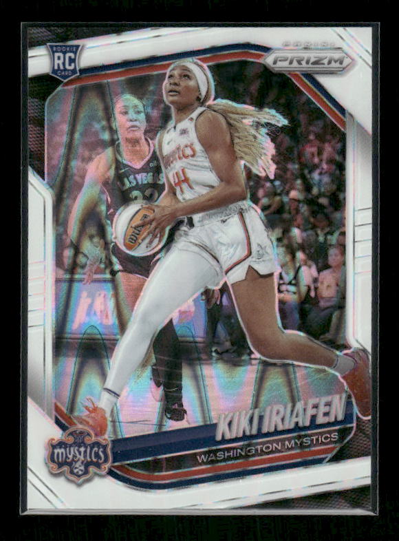 Kiki Iriafen - 2025 Prizm WNBA - White Seismic - Rookie