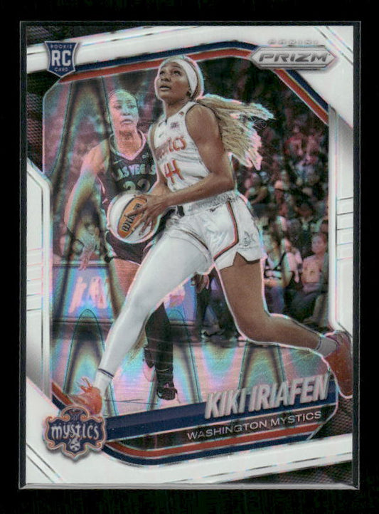 Kiki Iriafen - 2025 Prizm WNBA - White Seismic - Rookie