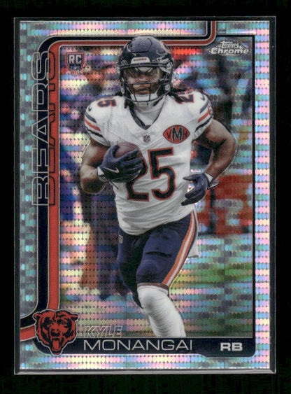 Kyle Monangai - 2025 Topps Chrome Football - Pulsar - Rookie