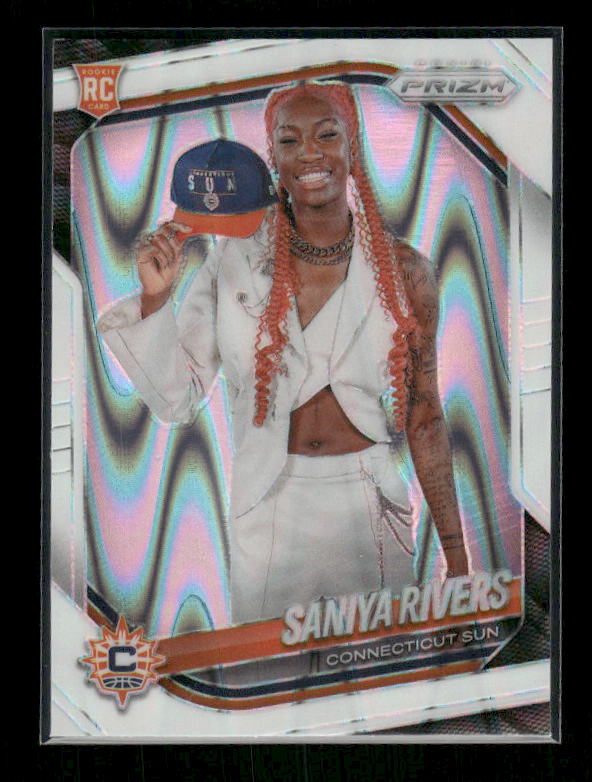 Saniya Rivers - 2025 Prizm WNBA - White Seismic - Rookie Variation