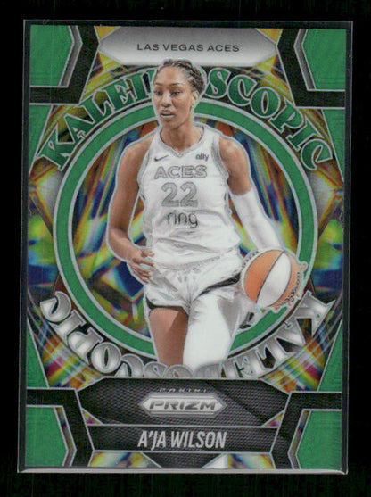 A'Ja Wilson - 2025 Prizm WNBA - Green Kaleidoscopic