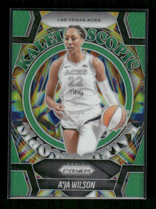A'Ja Wilson - 2025 Prizm WNBA - Green Kaleidoscopic