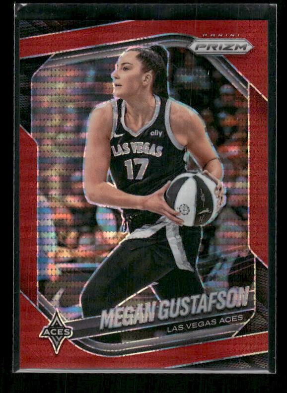 Megan Gustafson - 2025 Prizm WNBA - Red Pulsar /299