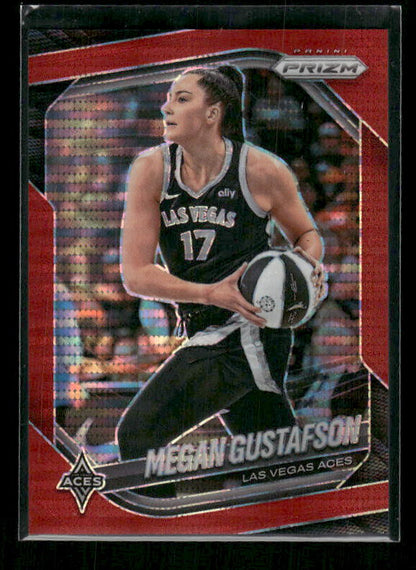 Megan Gustafson - 2025 Prizm WNBA - Red Pulsar /299