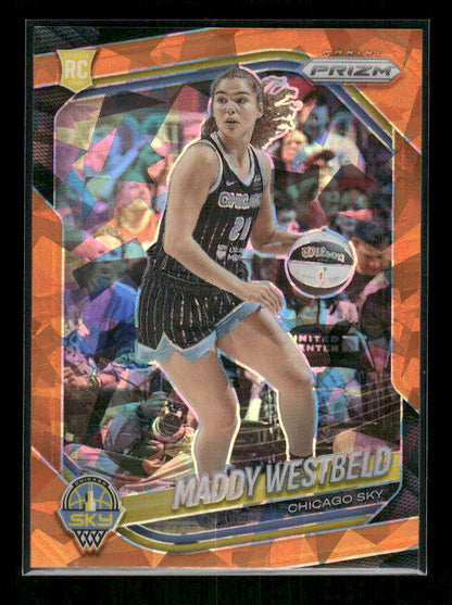 Maddy Westbeld - 2025 Prizm WNBA - Orange Ice - Rookie