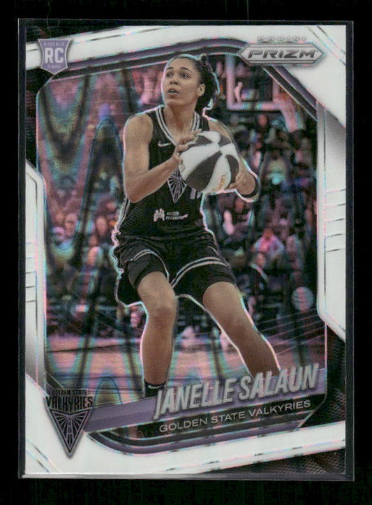Janelle Salaun - 2025 Prizm WNBA - White Seismic - Rookie