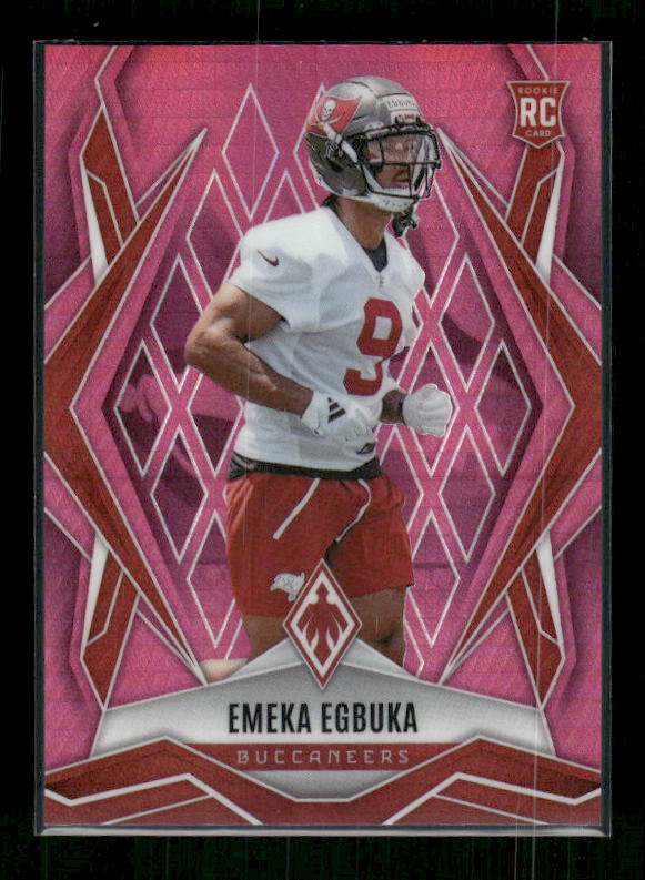 Emeka Egbuka - 2025 Phoenix Football - Pink Hyper Prizm /299 - Rookie