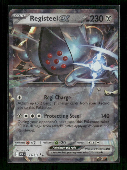 Registeel ex 2026 Mega Evolution: Ascended Heroes #145/217 Double Rare