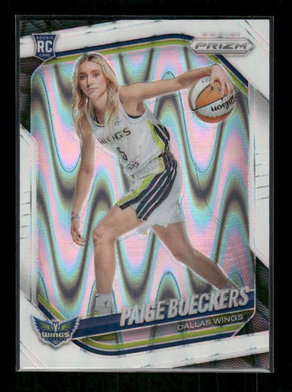 Paige Bueckers - 2025 Prizm WNBA - White Seismic - Rookie Variation