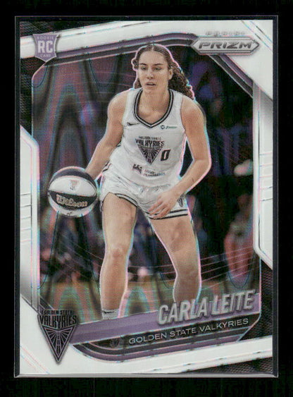 Carla Leite - 2025 Prizm WNBA - White Seismic - Rookie