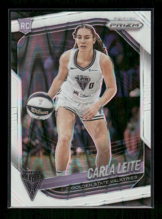 Carla Leite - 2025 Prizm WNBA - White Seismic - Rookie