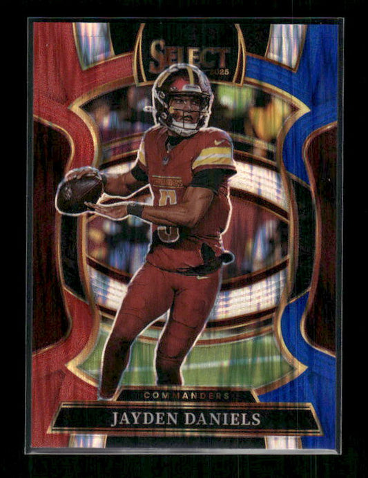 Jayden Daniels - 2025 Select Football - Red & Blue Shock