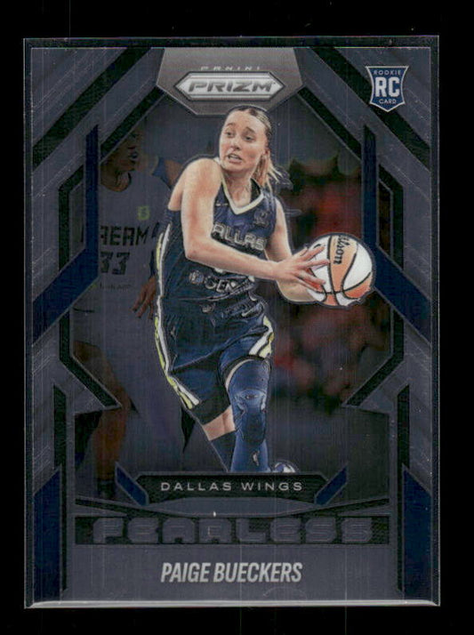 Paige Bueckers - 2025 Prizm WNBA - Fearless - Rookie
