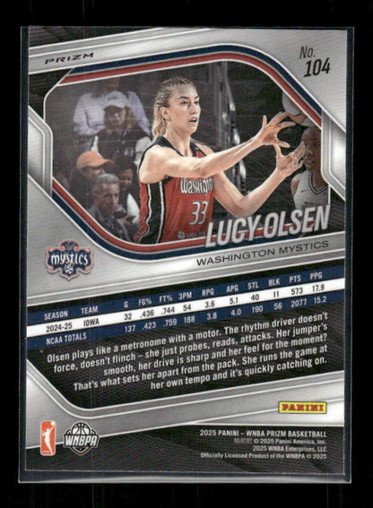 Lucy Olsen - 2025 Prizm WNBA - Green Prizm - Rookie