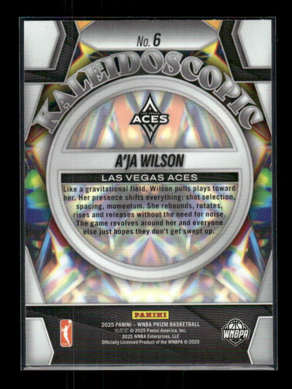 A'Ja Wilson - 2025 Prizm WNBA - Kaleidoscopic