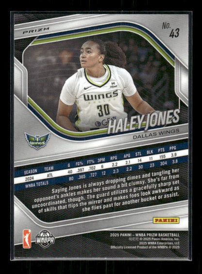Haley Jones - 2025 Prizm WNBA - Blue Velocity