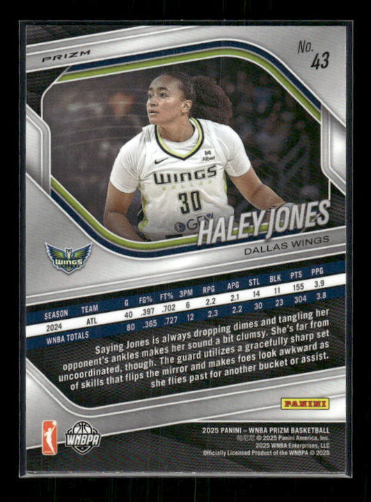 Haley Jones - 2025 Prizm WNBA - Blue Velocity