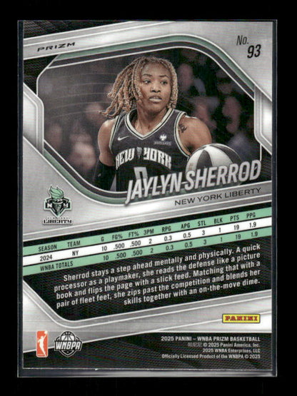 Jaylyn Sherrod - 2025 Prizm WNBA - Ice Prizm