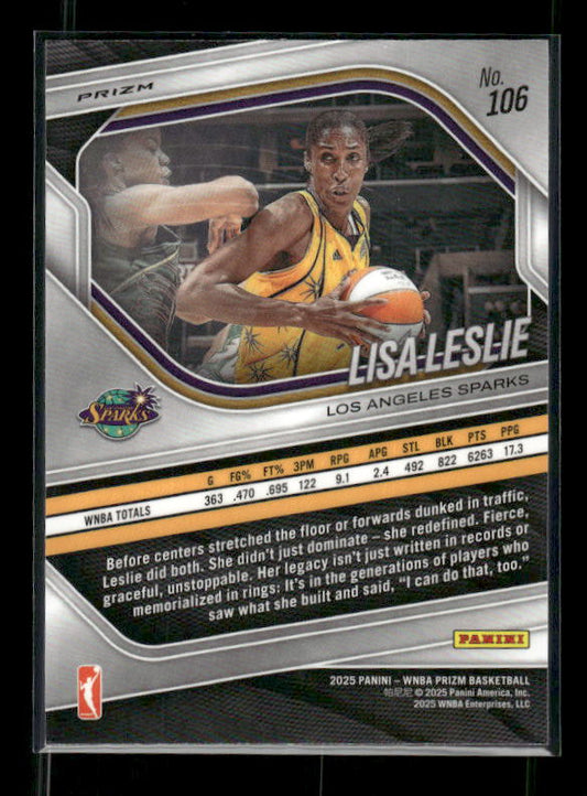 Lisa Leslie - 2025 Prizm WNBA - Ice Prizm