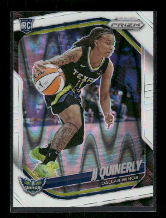JJ Quinerly - 2025 Prizm WNBA - White Seismic - Rookie
