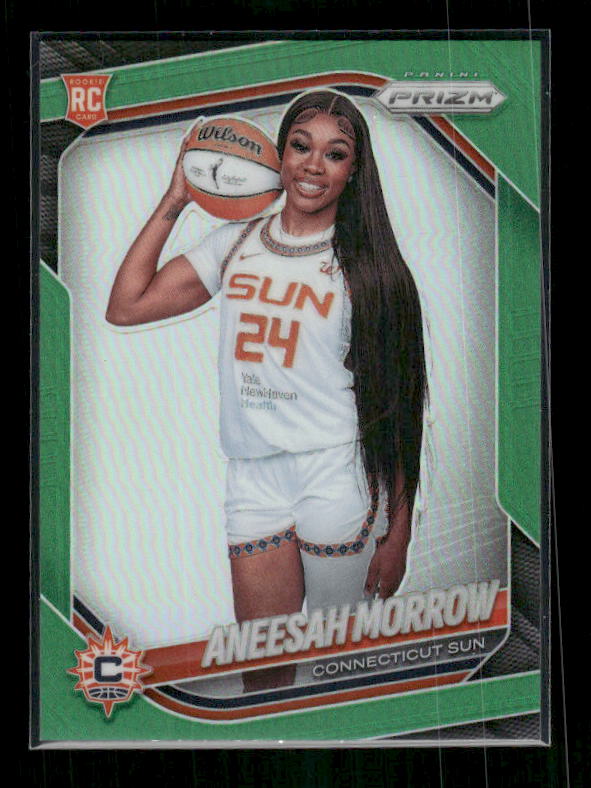 Aneesah Morrow - 2025 Prizm WNBA - Green Prizm - Rookie Variation